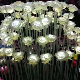 LED Strings lantern show dream roses flowers Colourful Valentine's Day Outdoor square landscape park glistening Holiday lights 20pcs/lot