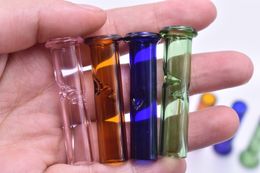 45mm Glass Rolling Tips Heady Tip Philtre Cigarette Tobacco Dry herb cypress phuncky Holder Hill's Mini Smoking Pipes Hill pipe steamroller