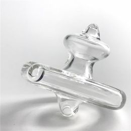 New 30mm Terp Spinner Glass Carb Cap Dabber with Thick Pyrex Clear Glass Dab Wax Tool for XL Quartz Banger Nail Water Pipes