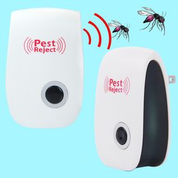 NEW Mosquito Killer Pest Reject Electronic Multi-Purpose Ultrasonic Pest Repeller Reject Rat Mouse Repellent Anti Rodent Bug Reject Safe