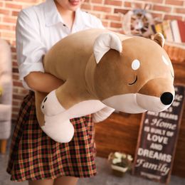 Kawaii Shiba Inu Plush Toy Dog Doll Big Soft Animal Corgi Doll Accompany Sleeping for Children Adults Gift Deco 35inch 90cm DY50485