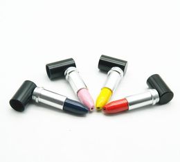 Ladies' cigarette holder, Aluminium alloy pipe, multicolor, lipstick modeling, metal pipe