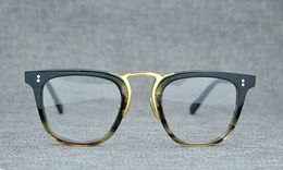 Noble NOMAD 49 Titanium Glasses Square Big-Rim frame 49-23-145 Adustable Nose Pad for Myopia prescription full-set cases