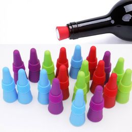 Silicone Reusable Wine Bottle Stoppers Grip Stainless Steel Silicone Liquor Beer Beverage Bottle Stopper Bar Tools provided FBA ship WX9-417