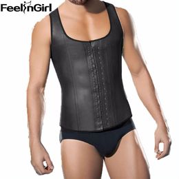 Faja Hombre Slimming Body GirdlesTummy Belly Belt Steel Latex Waist Support Waist Cincher For Less Beer Belly Mens Corset -B