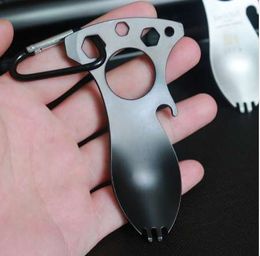 Survival Gear Spoon Fork Opener Knife Tactical Fishing Hunting Hiking Camping EDC Tool Military RL21-0011