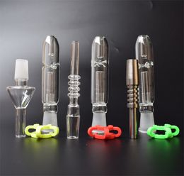 Mini Glass Pipes Kit with gr2 titanium nail tip quartz nail 10mm 14mm 18mm all avaiable mini glass pipe Micro NC set