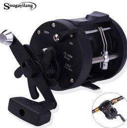 Sougayilang Trolling Reel Fishing TSSD 3000L-4000L Black Right Hand Casting Sea Fishing Reel Saltwater Baitcasting Reel Coil