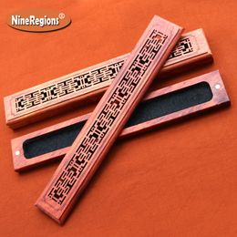 Wholesale Natural wood burner for incense sticks Portable Joss-stick Incenso holder incienso censer incienso desk decor