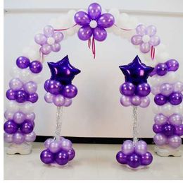 2pcs/set Balloon Column Stand Kits for Wedding Party Decoration Arch Stand with Frame Base and Pole Balloons Accessories