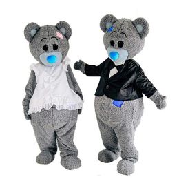 Hot 2018 Sale Teddy Bear Della Mascotte Del Di Halloween Funny Dress Animal Orso Costume Adult Mascot