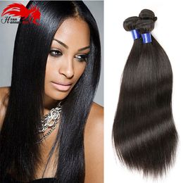 Hannah Hair Silky Straight 3 Bundles 8A Brazilian Straight Bundles Natural Colour Human Hair Weave Remy Hair Extensions