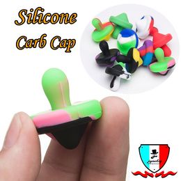 Silicone Carb Cap Smoking Accessories Universal Colored Dia 25mm Carbcap Dome for Glass Water Pipes, Dab Oil Rigs, Quartz Banger Nails