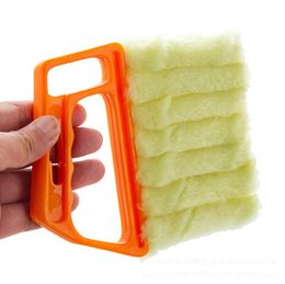 Washable Microfiber 7 Hand Window Mini-blind Cleaning Brushs Conditioner Cleaner Duster Household Tool SN1134