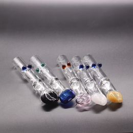 Pyrex Colorful Glass Water Pipes Hookahs for Smoking Oil Burner Spoon Downstem Adapter