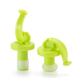 Novelty Silicone Wine Bottle Stoppers Beer Wine Cork Plug Bottle Cover Kitchen Bar Tool Beverage Bottle Stopper