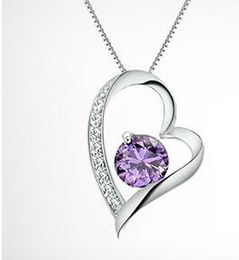 -Alta qualidade de cristal austríaco diamantes amor coração pingente declaração colar colares para mulheres meninas swarovski elements jóias pingentes