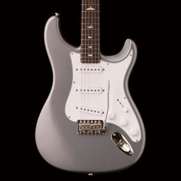 Custom Shop John Mayer Sliver Tungsten Electric Guitar Black Neck Plate, White Pearl Bird Inlay, Tremolo Bridge