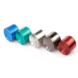 New 50MM Colourful Concave Zinc Alloy Herb Grinder Spice Miller Crusher High Quality Beautiful Colour Unique Design Smoking Pipe Accessories
