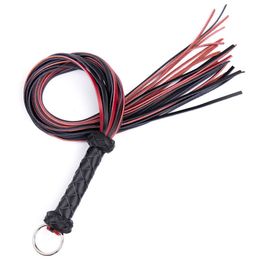 BDSM Real Leather Whip Spanking Slave Tools Adult Games Flogger Sex Toys for Couples Bondage Restraints Fetish Sex Products Geninue Leather