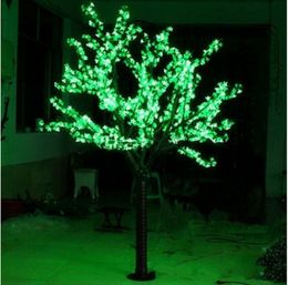 indoor cherry blossom tree UK - 2M 6.5ft LED Cherry Blossom Tree Outdoor Indoor Christmas Wedding Garden Holiday Light Deco 1248LEDs waterproof 7 Colors option