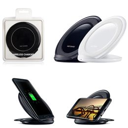 Qi Wireless Charger Fast Vertical Charging Pad Charge Dock Cellphone Holder For iPhone 8 Plus iPhone X Samsung Galaxy S7 S8 Note5
