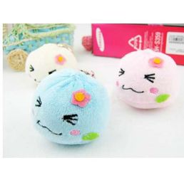 10pcs/lot Kawaii 3-4CM Dumplings , Mix Colors Mini Plush DOLL TOY ; String Pendant TOY Gift DOLL ; Kid's Little Gift Plush Toys
