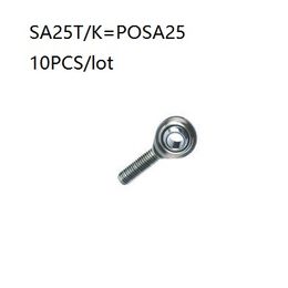 10pcs/lot SA25T/K POSA25 25mm rod ends plain bearing rod end joint bearing