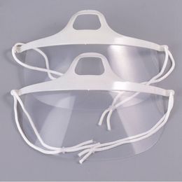 10Pcs Transparent Plastic Face Mask Environmental for Tattoo Cleaning Supplies Permanent Makeup Accessorie accessoire tatoo