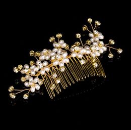 2018 Bridal headwear, handmade pearl drill, Comb Wedding brides, headwear, bride accessories