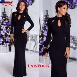 Women Long Dress Maxi Autumn Winter Big Sizes Lace Patchwork Dress Plus Size Sexy Party Dresses Black Clothing