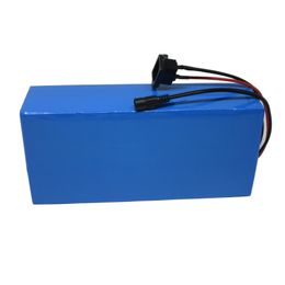 Free Shipping A grade 48v 25Ah 1000W 1500W Lithium Battery Pack with 3A Charger with 50A BMS Electric Bicycle Battery 48v