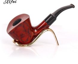 New Hot Red Sandalwood Men Philtre Portable Pipe Wood Smoking Pipe