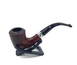 Classic fine pipe, fine curved Philtre pipe, standing wooden cigarette set, gift box packing.