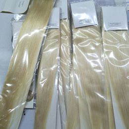 platnum blonde Colour 60 human hair 3pcs lot brazilian white straight hair weave unprocessed top quality 100g pack free dhl