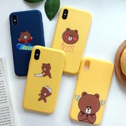 Cheap Mobile Cartoon Yellow Cover