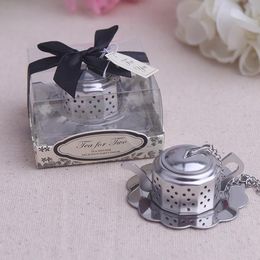 (20 Pieces/lot) Wedding gifts for Guests of Teapot Tea Infuser Wedding Favours for Bridal Shower Favour and Party Gifts