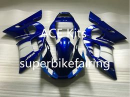 3 gift New Hot ABS motorcycle Fairing kits 100% Fit For 1998 2002 YAMAHA YZF R6 YZF-R6 1998 2002 YZFR6 YZFR6 98 02 Blue White P7I