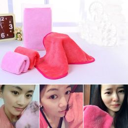 40*17cm Makeup Remover Towel Natural Microfiber Cleaning Skin Face Towel Facial Wipe Cloths Wash Cloth Bridal Party Towel Toalla Desmaquillante