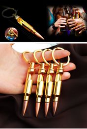 Vintage Fashion Collection Lackingone Bullet Shell Shape Bottle Opener Beer Soda Gold Keychain Key Ring Bar Tool Gifts