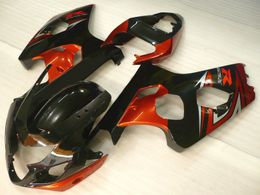 7 gifts faring kit for suzuki gsxr600 gsxr750 04 05 k4 aftermarket gsxr600 750 2004 2005 black red fairings set qq19