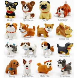 mini plastic dog figurines