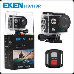 -Action-Kamera Original EKEN H9 H9R mit Fernbedienung Ultra HD 4K WiFi HDMI 1080P 2.0 LCD 170D pro Sportkamera wasserdicht mit Kleinkasten