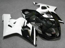 Hot sale fairing kit for SUZUKI GSXR600 GSXR750 2004 2005 wihte black GSXR 600 750 K4 K5 fairings HF34