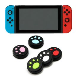 Cute Cat Paw Claw Silicone Analogue Thumb Grip Joystick Cap For Switch / Switch Lite / Switch OLED Controller Joy-Con ThumbStick Cover Case DHL FEDEX EMS FREE SHIP