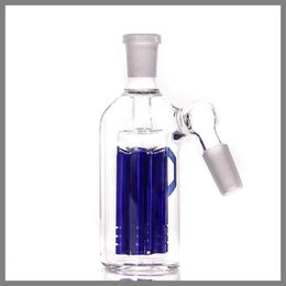 Hookahs 6 arm tree perc ash catcher 45 degree Wholesale 14.5-14.5mm blue for water pip bongs