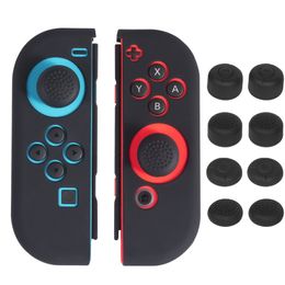 Soft Protective Silicone Case Cover with Thumb Grips Joystick Caps Cap for NS Switch Controller High Quality FAST SHIP