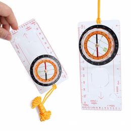 Outdooors Base Plate Ruler Map Scale Compass Scouts Camping-Hiking Kit Portable mini baseplate compass for outdoor Hiking
