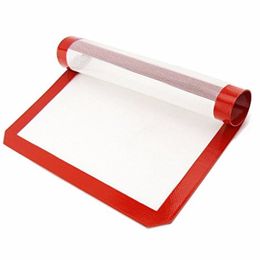 PREUP 30x21CM Silicone Non-Stick Baking Mat Pad Home Kitchen Cooking Double Sided Rolling Dough Mat Sheet Tools Drop Shipping