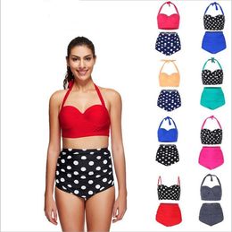 High Waist Bikini Women Bandeau Push Up Swimwear Summer Swimsuit Fashion Bathing Suit Swimsuit Monokini Beachwear Tankini Bras Thong B4082